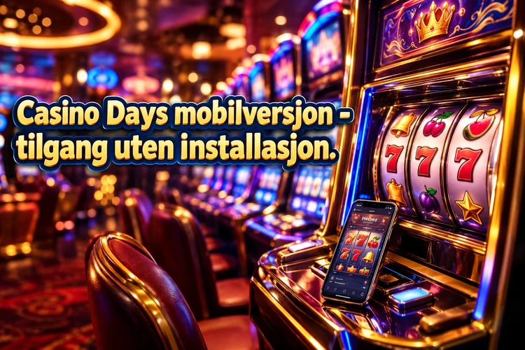 Casino Days mobilversjon - tilgang uten installasjon