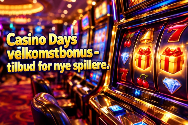 Casino Days velkomstbonus - tilbud for nye spillere