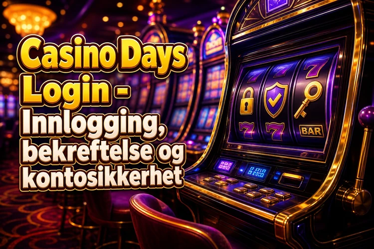 Casino Days Login - Innlogging, bekreftelse og kontosikkerhet
