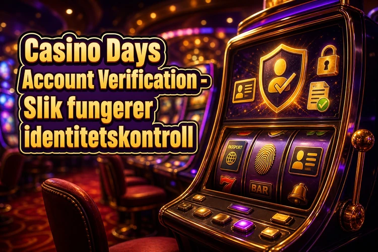Casino Days bekreftelse - Hvorfor må kontoen bekreftes?