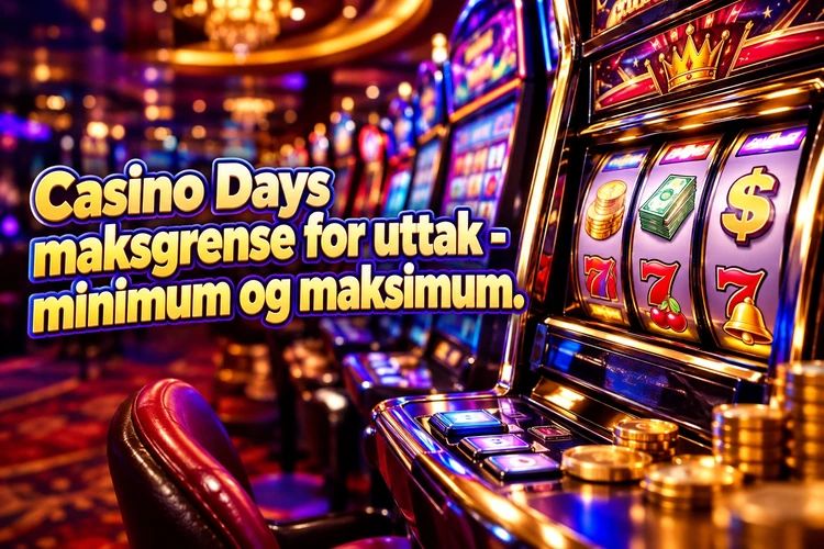 Casino Days maksgrense for uttak - minimum og maksimum